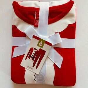 TARGET Girl's 2 Pc Red Santa Christmas Pajamas NWT Size 8